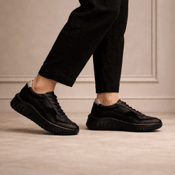 Monaco 37500 Couro Grease Preto Camurça Preto Grea... - LOGALY ATACADO