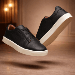 San Diego 37700 Couro Grease Preto Sola Creme - 37... - LOGALY ATACADO