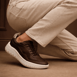 Monaco 37500 Couro Grease Café Camurça Café Grease... - LOGALY ATACADO