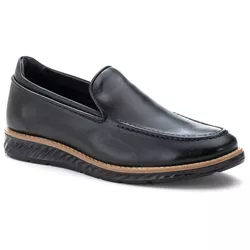 9008 Sapato Masculino Elite Couro All Black Chelse... - LOGALY ATACADO