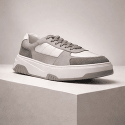 Malibu 30701 Couro Floater Branco Selaria Cinza Ca... - LOGALY ATACADO