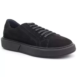 17000 Nobuck Allblack Londres Preto/preto - 17000 - LOGALY ATACADO