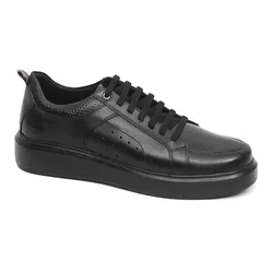 5509 Sapato Masculino Comfort Milao Preto - 5509 - LOGALY ATACADO