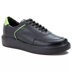5512 Sapato Masculino Casual Milao Comfot Preto Ve... - LOGALY ATACADO