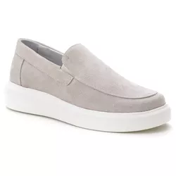 5513 Slip On Masculino Em Couro Milao Areia - 5513 - LOGALY ATACADO