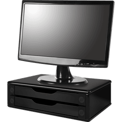 Suporte para Monitor Gaveteiro de Mesa 2 Gavetas M... - Lojas Angelo