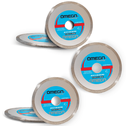 Kit 5 Disco Diamantado Contínuo 110mm X 22,23mm Ôm... - Loja Caravelas