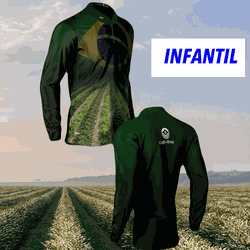 Camiseta Infantil Café no Brasil Preta - LOJACAFENOBRASIL