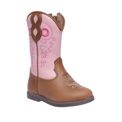 BOTA FEMININA INFANTIL TEXANA FÓSSIL CARAMELO COM ... - Caminhos da Roça