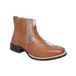 Botina Masculina Country em Couro Whisky - PROMOÇÃ... - Caminhos da Roça