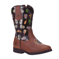 BOTA TEXANA INFANTIL FEMININA FÓSSIL CARAMELO CAVE... - Caminhos da Roça