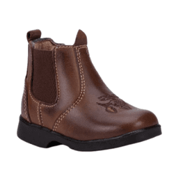 BOTINA INFANTIL LÁTEGO CASTANHO - XB06-CASTANHO - Caminhos da Roça