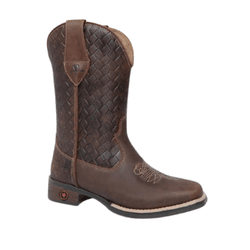 BOTA TEXANA FEMININA FÓSSIL CARAMELO - A8060 - Caminhos da Roça