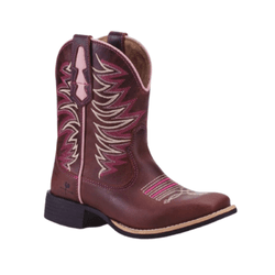 BOTA TEXANA FEMININA FÓSSIL PINHÃO - A807 - Caminhos da Roça