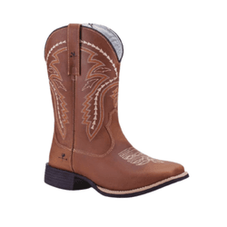 BOTA TEXANA MASCULINA FÓSSIL CARAMELO - A5008 - Caminhos da Roça