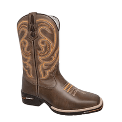 BOTA TEXANA MASCULINA FÓSSIL CAFÉ - JR4052-CAFE - Caminhos da Roça
