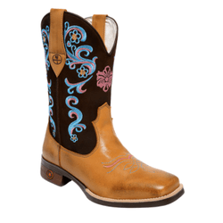 BOTA TEXANA FEMININA LÁTEGO WHISKY COM NOBUCK CAFÉ... - Caminhos da Roça