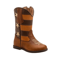 BOTA TEXANA MASCULINA JUVENIL CARAMELO ESTILO AMER... - Caminhos da Roça