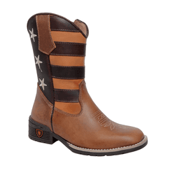 BOTA TEXANA MASCULINA JUVENIL FÓSSIL CARAMELO ESTI... - Caminhos da Roça
