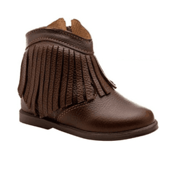 BOTINA FEMININA COUNTRY JUVENIL CARAMELO COM FRANJ... - Caminhos da Roça