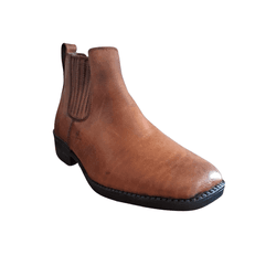 Botina Masculina Country em Couro Whisky - PROMOÇÃ... - Caminhos da Roça