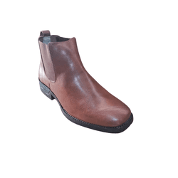 Botina Masculina Country em Couro Caramelo - PROMO... - Caminhos da Roça