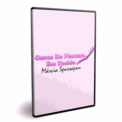 DVD Curso de Pintura em Tecido Márcia Spassapan - ... - Loja da Márcia Spassapan | Tudo para Artesanato