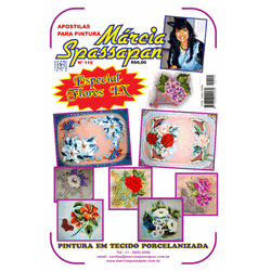 Apostila Para Pintura Flores Edição 119 - 692 - Loja da Márcia Spassapan | Tudo para Artesanato