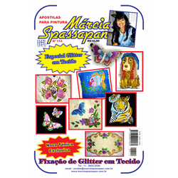 Apostila Fixação de Glitter Edição 114 - 750 - Loja da Márcia Spassapan | Tudo para Artesanato