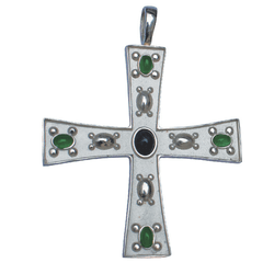 Cruz Peitoral Para Padre 4x4cm - OL.308 - Loja Da Paróquia - Objetos E Paramentos Litúrgicos