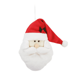 Enfeite Natal Pendurar Cabeça Noel Cromus 20cm - 4... - BARBIZAN DECORE