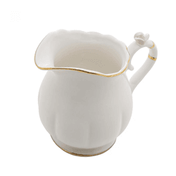Leiteira Flower 230ml Porcelana Wolff - 43019 - BARBIZAN DECORE