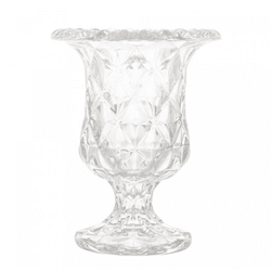 Vaso de Vidro Diamond 14,5cm x 11,5cm - 31878 - BARBIZAN DECORE