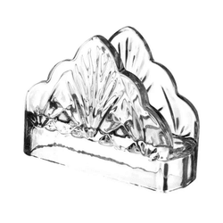Porta Guardanapos De Cristal Dublin 13x4,5cm Lyor ... - BARBIZAN DECORE