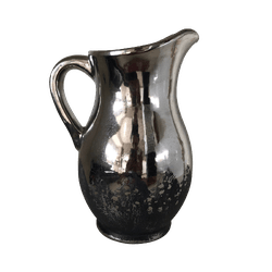Jarra Decorativa 25cm Metalic Silver Espressione -... - BARBIZAN DECORE