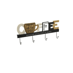 Gancho de Parede Coffe Cantinho do Café - 35159 - BARBIZAN DECORE