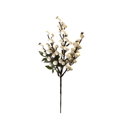 Galho Natalino Berry Branco 35cm - 36336 - BARBIZAN DECORE