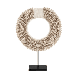 Escultura Decorativa Conchas com Suporte 40cm Mart... - BARBIZAN DECORE
