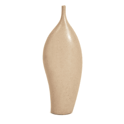 Vaso Em Ceramica Marrom Claro Mart 47cm - 39975 - BARBIZAN DECORE