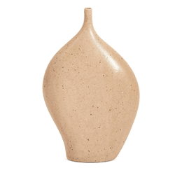 Vaso em Ceramica Marrom Claro Mart 33cm - 39976 - BARBIZAN DECORE