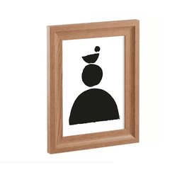 Porta Retrato em MDF Escuro 15x20cm - 39982 - BARBIZAN DECORE