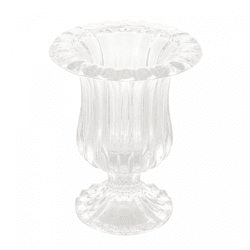 Vaso de Vidro Renaissance 14,5cm x 11,5cm - 40192 - BARBIZAN DECORE
