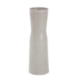 Vaso Em Ceramica Cinza Mart G 45cm - 40718 - BARBIZAN DECORE