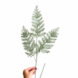 Galho Natalino Glitter Verde 75cm Decoração Natal ... - BARBIZAN DECORE
