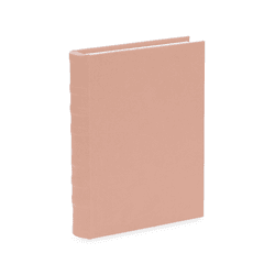 Caixa Livro Em Mdf E Couro Ecológico Salmão 28cm M... - BARBIZAN DECORE