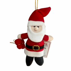 Enfeite Natal Pendurar Papai Noel Presente 16cm 1u... - BARBIZAN DECORE