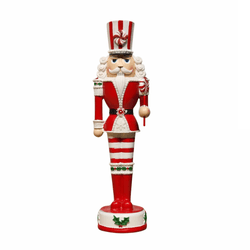 Soldado De Chumbo Em Resina Decoração Luxo Natal -... - BARBIZAN DECORE