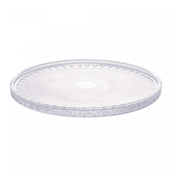 Prato de Cristal para Servir Queen 32cm Wolff - 43... - BARBIZAN DECORE