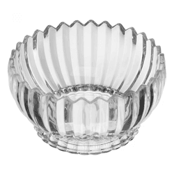 Centro de Mesa de Cristal Geneva 22cm x 22cm x 12c... - BARBIZAN DECORE
