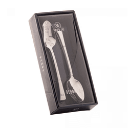 Jogo 6 Colheres Para Sobremesa Aço Inox Berna Wolf... - BARBIZAN DECORE